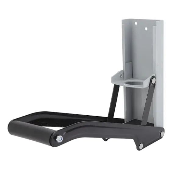 Soptunnor-Väggmonterad Burkpress Stark Metall Mjukt Handtag Halkfri Matta Enkel Krossning Plåt Ölburk Kross Grå