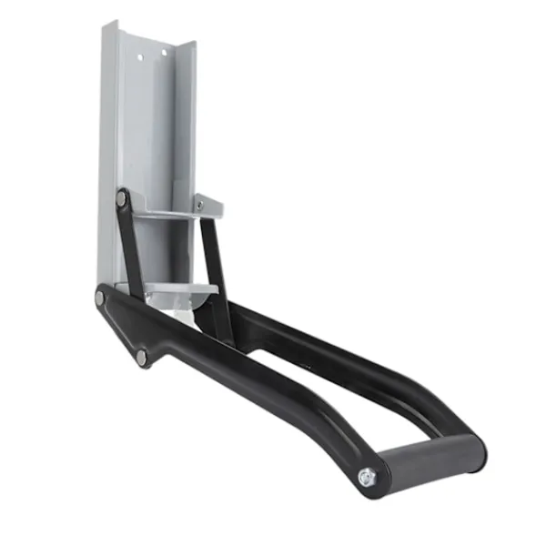 Soptunnor-Väggmonterad Burkpress Stark Metall Mjukt Handtag Halkfri Matta Enkel Krossning Plåt Ölburk Kross Grå