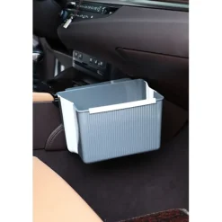 Soptunnor-Väggmonterad hopfällbar soptunna för kök, blå gul