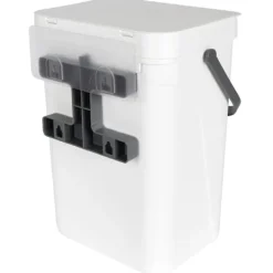 Orion Soptunnor-Väggmonterad 10L Soptunna med Lock och Handtag