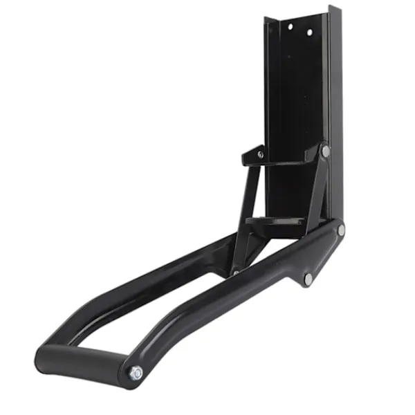 Soptunnor-Väggmonterad metallburkpress Mjukt handtag Halkfri matta Enkel krossning Ölburkpress Svart