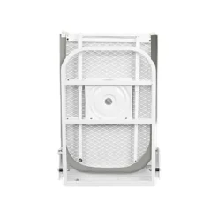 Strykjärn-Väggmonterad Strykbräda 180 Graders Rotation Hängande för Vardagsrum Litet Utrymme Vit Grå 92cmx31cm