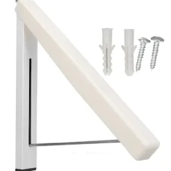 Tvättillbehör-Väggmonterad torkställning Multifunktionell hopfällbar infällbar klädhängare för hemmet