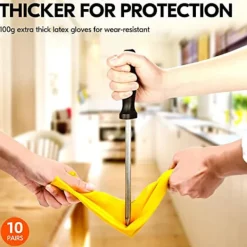 Svampar & Dukar-VGOGÅteranvändbara hushållsrengöringshandskar, gummidiskhandskar