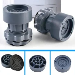 Tvättillbehör-Vibrationsdämpande tvättmaskin 4 st justerbara