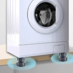 Tvättillbehör-Vibrationsdämpande tvättmaskin 4 st justerbara