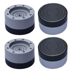 Tvättmaskiner-Vibrationsdämpare Kompatibel med Tvättmaskin/Torktumlare - Grå