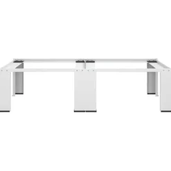 vidaXL Tvättillbehör-Dubbel förhöjningssockel för tvättmaskin och torktumlare