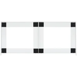 vidaXL Tvättillbehör-Dubbel förhöjningssockel för tvättmaskin och torktumlare