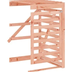 vidaXL Soptunnor-Förlängning till skjul för sopkärl massivt douglasträ