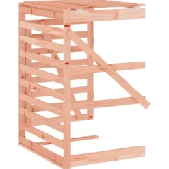 vidaXL Soptunnor-Förlängning till skjul för sopkärl massivt douglasträ