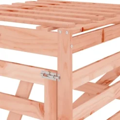 vidaXL Soptunnor-Förlängning till skjul för sopkärl massivt douglasträ