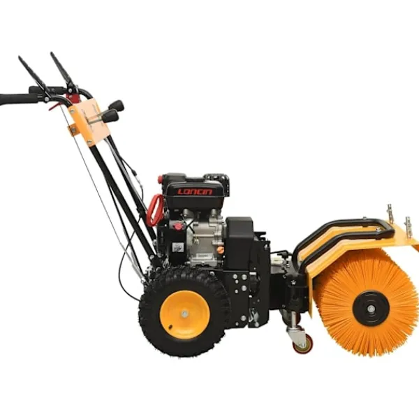 vidaXL Städmaskiner-2-i-1 snöslunga och sopmaskin bensindriven 6,5HK