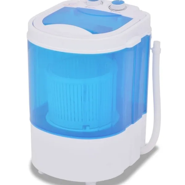 vidaXL Tvättmaskiner-Minitvättmaskin med enkel trumma 2,6 kg