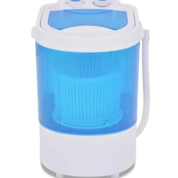 vidaXL Tvättmaskiner-Minitvättmaskin med enkel trumma 2,6 kg