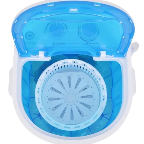 vidaXL Tvättmaskiner-Minitvättmaskin med enkel trumma 2,6 kg