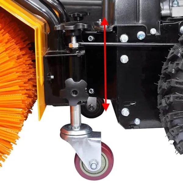 vidaXL Städmaskiner-Multifunktionell sopmaskin bensindriven 6,5HK