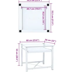 vidaXL Tvättillbehör-Piedestal för tvättmaskin med utdragbar hylla vit