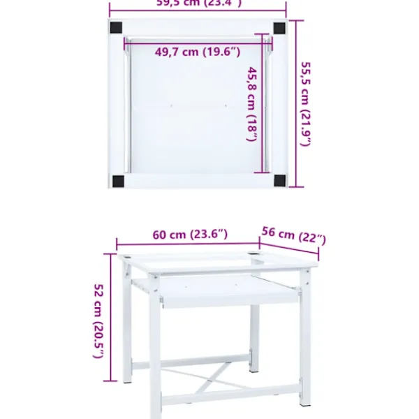 vidaXL Tvättillbehör-Piedestal för tvättmaskin med utdragbar hylla vit