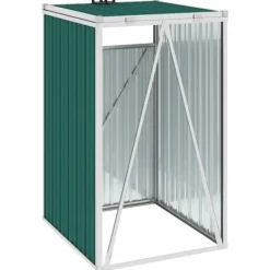 vidaXL Soptunnor-Skjul till sopkärl 72x81x121 cm stål