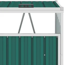 vidaXL Soptunnor-Skjul till sopkärl 72x81x121 cm stål