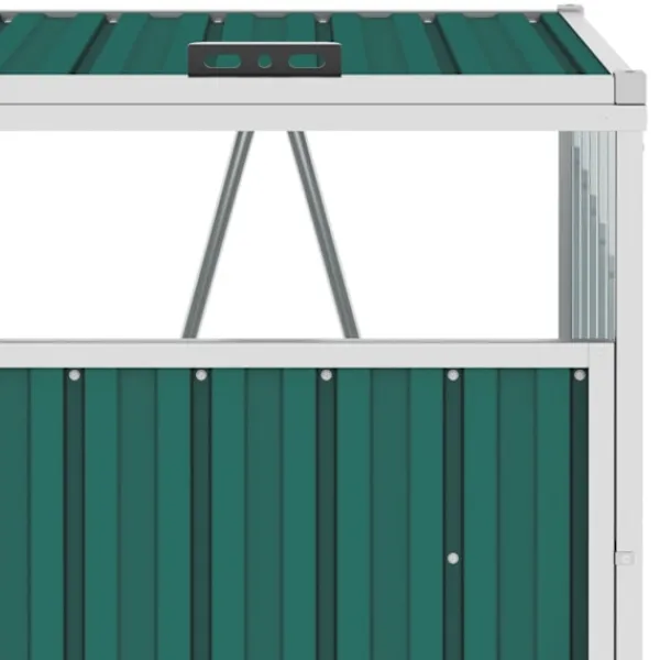 vidaXL Soptunnor-Skjul till sopkärl 72x81x121 cm stål