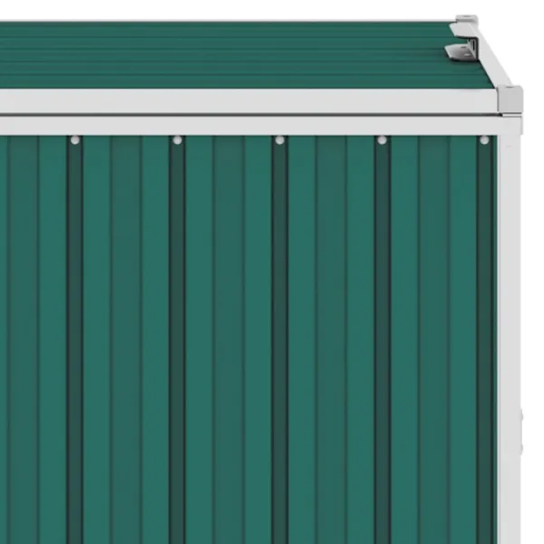 vidaXL Soptunnor-Skjul till sopkärl 72x81x121 cm stål