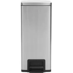 vidaXL Soptunnor-Soptunna med pedal anti-fingeravtryck 30L rostfritt stål