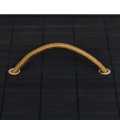 vidaXL Tvättillbehör-Tvättkorg bambu med 2 sektioner 100 L