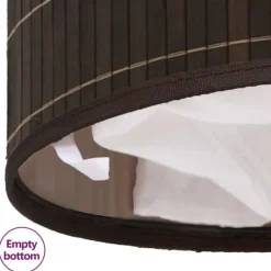 vidaXL Tvättillbehör-Tvättkorg i bambu rund