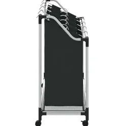 vidaXL Tvättillbehör-Tvättsorterare med 4 påsar grå