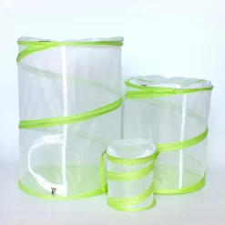 Skadedjur & Insekter-Vikbar Insektsfjärilshabitatbur Klar Mesh Bärbar Burbehållare L