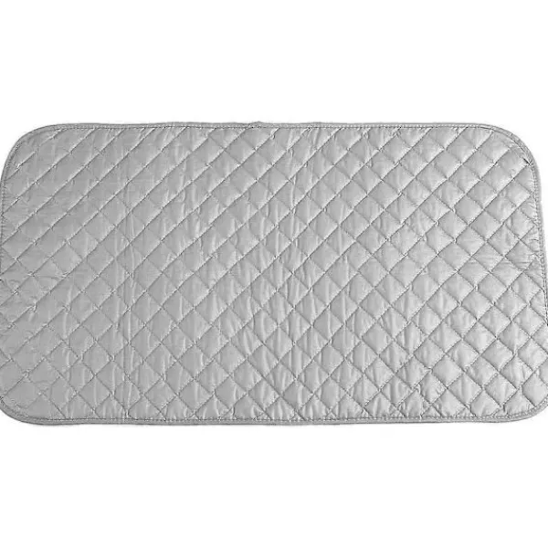 Strykjärn-Vikbar Strykbräda, Strykbrädafilt Ångstrykning Halksäker Värmebeständig Resestrykmatta Stryköverdrag för Tvättmaskin