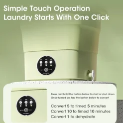 Tvättmaskiner-Vikbar tvätt maskin hink för kläder strumpor underkläder rengöring tvättmaskin portabel