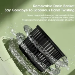 Tvättmaskiner-Vikbar tvätt maskin hink för kläder strumpor underkläder rengöring tvättmaskin portabel