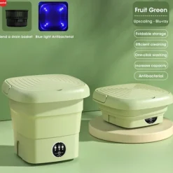 Tvättmaskiner-Vikbar tvätt maskin hink för kläder strumpor underkläder rengöring tvättmaskin portabel