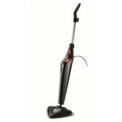 VILEDA Ångtvättar-168917 Steam Plus 3.0 elektrisk ångmopp med 2x microfiber ersättningstampar, rengöring av mattor