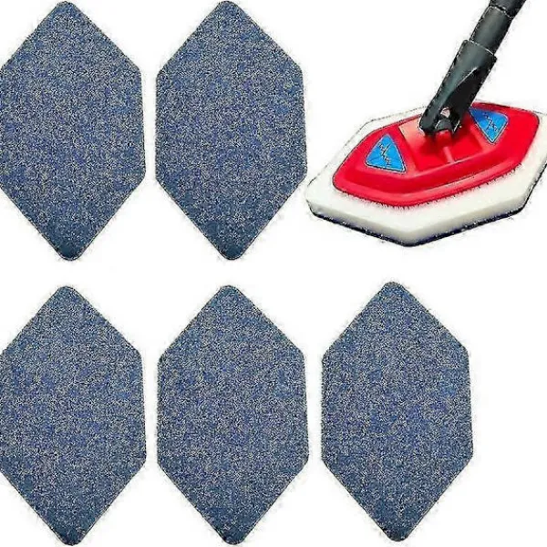 Städmoppar-Vileda Bathroom Magic Borstmopp Ersättningshuvud BAD MAGIC Svamp Skurdyna 5 Stycken