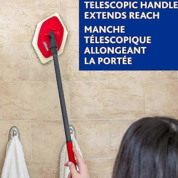 Städmoppar-Vileda Bathroom Magic Borstmopp Ersättningshuvud BAD MAGIC Svamp Skurdyna 5 Stycken