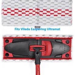 Städmoppar-Vileda Ultramax golvmopp refill 2-i-1 Vileda trasa - 2-pack