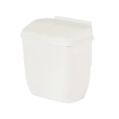 Soptunnor-Vit väggmonterad papperskorg för hushållsbruk, grossist, väggmonterad