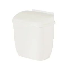 Soptunnor-Vit väggmonterad papperskorg för hushållsbruk, grossist, väggmonterad han[PL]