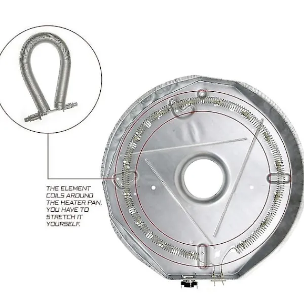 Torktumlare-Värmeelementspole för torktumlare Ersätter 5300622032 Ap2135127 Ps451031