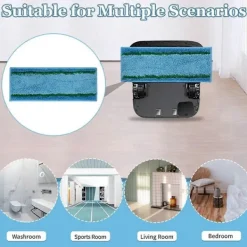 Städmoppar-Våta moppdukar för M6-serien (6110) (6012) (6112) (6113) Ultimat robotmopp Tillbehör Delar 3 st