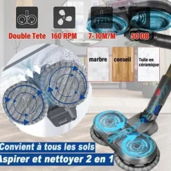 VUSZR Dammsugare & Tillbehör-Borste för Dyson V10 V8 V7 V11 V15 Dammsugare, Elektrisk Mopp Huvud, Sug och INGEN BORSTE OCH DAMMSUGARTILLBEHÖR