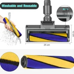 VUSZR Dammsugare & Tillbehör-Borste för Dyson V10 V11 V15 V7 V8 Borsthuvud Rulle för Dyson Dammsugaraccessoarer Reservdelar B HANDDAMMSUGARE