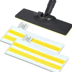 VUSZR Städmoppar-Set Golvmunstycke Kompatibelt med Kärcher Easyfix SC2 SC3 SC4 SC5 ångtvätt, 1 BRTTSD och TILLBEHÖR TILL DAMMSUGARE