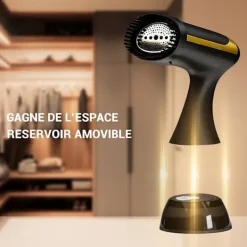 9054726980369 Ångtvättar-1500W Handhållen Ångare - Kraftfull Ånga på 20 Sekunder - 300ml Tank - Portabel och Resevänlig