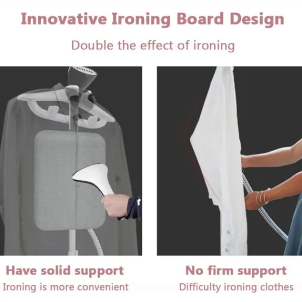 Hommy Ångtvättar-2000w Kläder Tyg Steamer Plagg Steamer Kraftfull Tyg Steamer