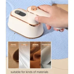 ATELA Strykjärn-1000w Mini Travel Steamer strykjärn，Handhållna bärbara ångkokare för kläder Liten klädångare Resestorlek Handhållet